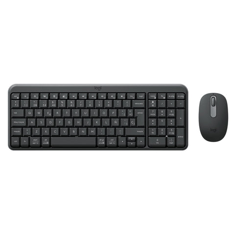 Teclado y Mouse Logitech MK250 Combo Bluetooth Graphite para empresas · fastco