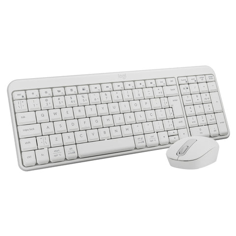 Teclado y Mouse Logitech MK250 Combo Bluetooth Blanco para empresas · fastco
