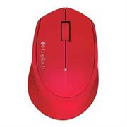 Mouse Óptico Logitech M280 Inalámbrico Color Rojo · fastco