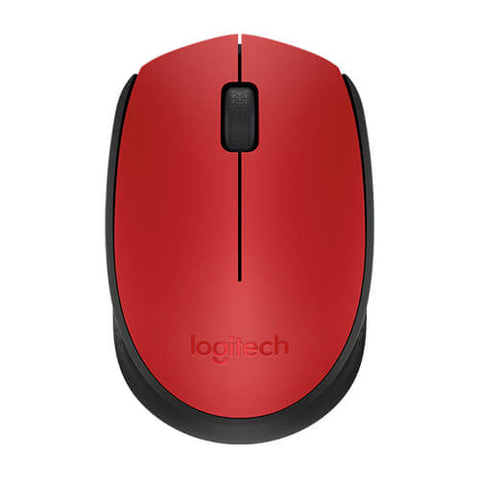 Mouse Logitech M170 Inalámbrico Plug and Play USB Color Rojo para empresas · fastco