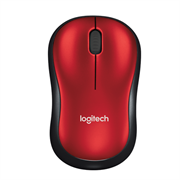 Mouse Logitech M185 Inalámbrico Color Rojo · fastco