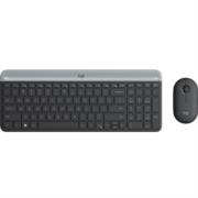 Kit Teclado y Mouse Logitech MK470 Inalámbricos Ultra Delgados Color Negro · fastco