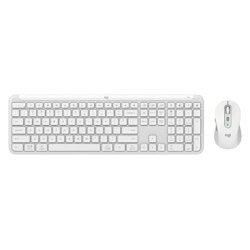 Kit Teclado y Mouse Logitech MK950 Inalambrico off white · fastco
