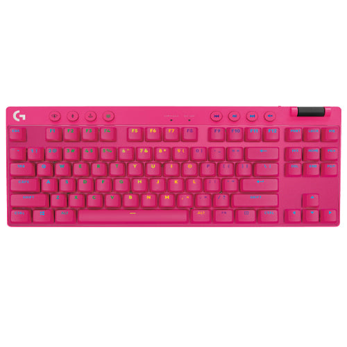 Teclado Logitech PRO X 2 TKL Magenta para empresas · fastco