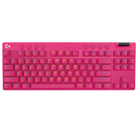 Teclado Logitech PRO X 2 TKL Magenta para empresas · fastco