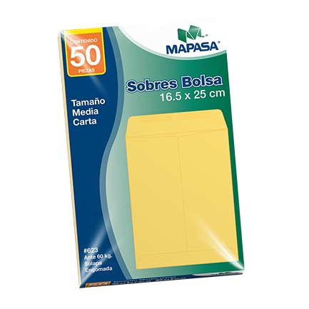 Sobre Bolsa Mapasa 1/2 Cta Ante 60kg 10 Bolsas con 50 piezas
