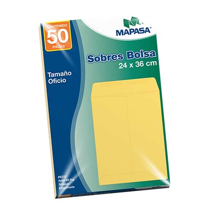Sobre Bolsa Mapasa Oficio Ante 60kg 10 Bolsas con 50 piezas