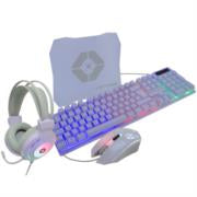 Kit Gamer Vortred Berry 4 en 1 Alámbrico Diadema+Mouse+Teclado+Mouse Pad Color Lila · fastco
