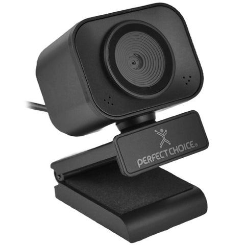 Cámara Web Perfect Choice USB 2K reales con 5 MPX autofocus Color Negro para empresas · fastco