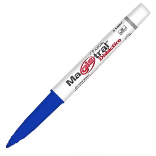 Marcador Magistral Didactico Punto Fino con 12 piezas Azul