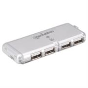 Mini Hub Manhattan USB 2.0 Sin Fuente 4 Puertos · fastco