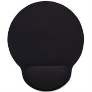 Mouse Pad Manhattan Tipo Gel C/Descansa Muñecas Color Negro · fastco