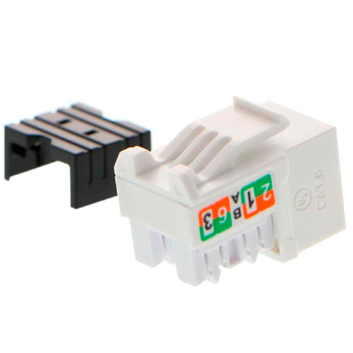 Modulo Sin blindaje Nexxt Solutions Keystone Jack Cat6 Tipo 110 Blanco para empresas · fastco