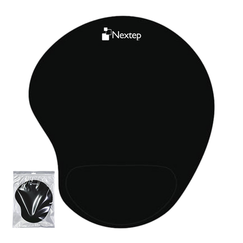 Mouse Pad Nextep Ergonomico Gel Negro Blister para empresas · fastco
