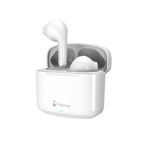 Audifonos Nextep Buds Bluetooth Control Tactil Hasta 20Horas Blanco para empresas · fastco