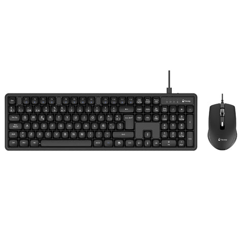 Teclado y Mouse Nextep Pro Alambrico Operacion Silenciosa USB para empresas · fastco