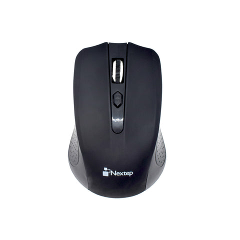 Mouse Nextep Inalámbrico USB Color Negro 1600 dpi Baterias Incluidas para empresas · fastco