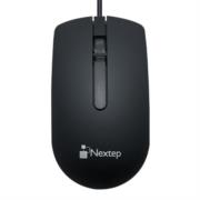 Mouse Nextep Alámbrico USB 1000 dpi Color Negro · fastco