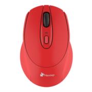 Mouse Nextep Inalámbrico Ergónomico USB 1600 dpi Batería Incluida Color Rojo · fastco