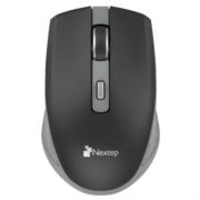 Mouse Nextep Inalámbrico Recargable Switch Encendido 1600 dpi Color Negro-Gris · fastco