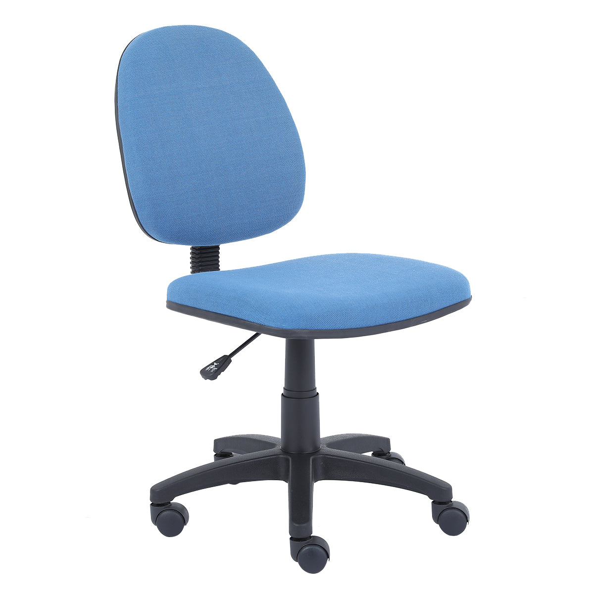 Silla de Oficina Nextep de Altura Ajustable Tela Base Giratoria Azul