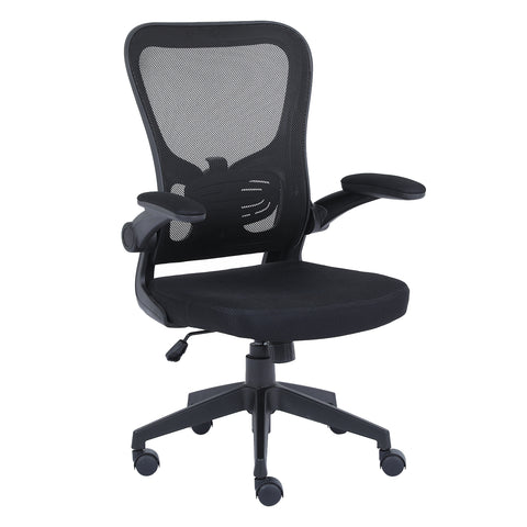 Silla Ejecutiva Nextep de Altura y Descansabrazos Ajustable Tela/Malla Negro y Base