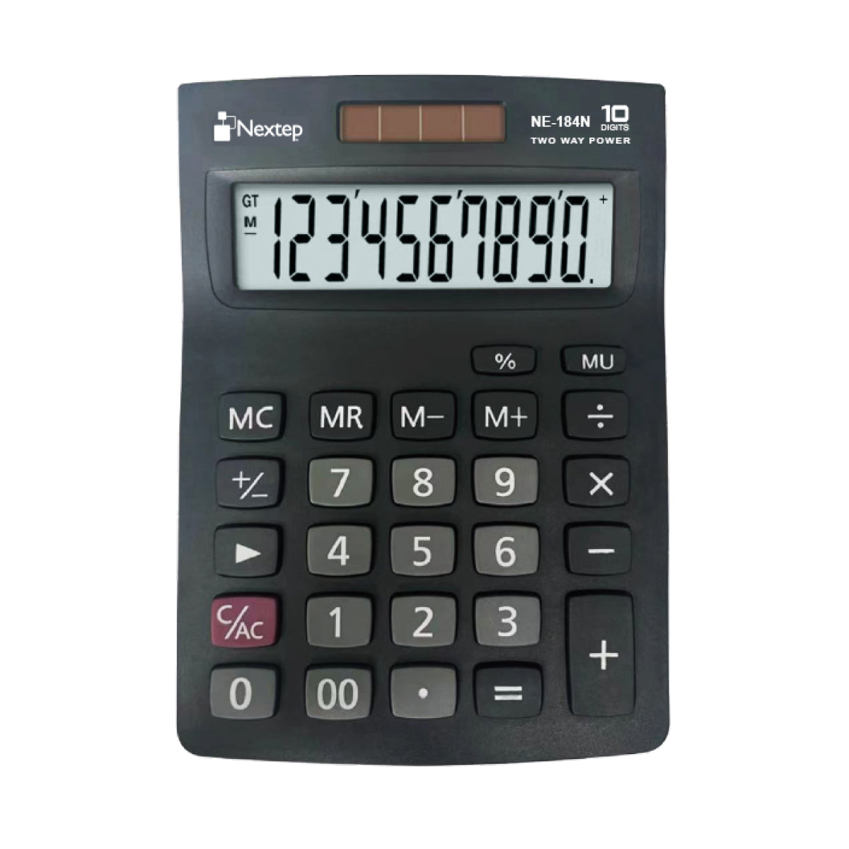 Calculadora Nextep 10 Dígitos Semi Escritorio Bateria/Solar