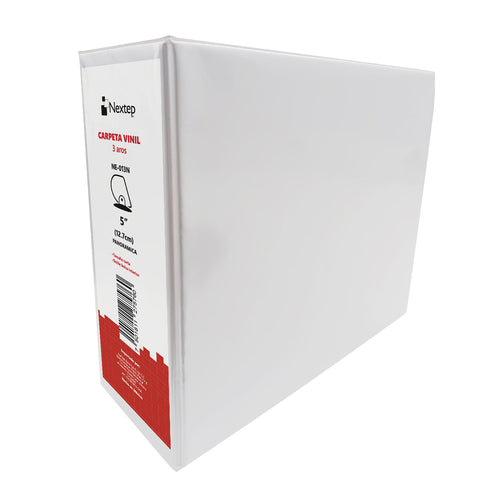 Carpeta Nextep de Vinil Aro "D" 5" Carta Blanca