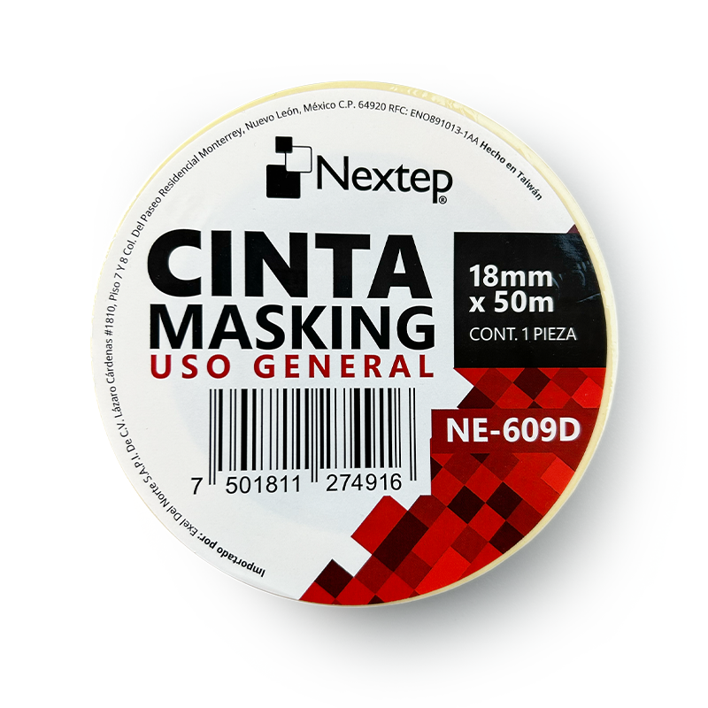 Cinta Masking Nextep Uso General 18mm x 50 m