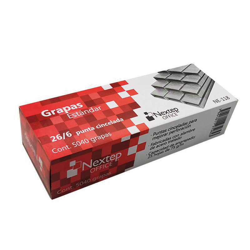 Grapas Nextep Estándar 26/6 con 5040 piezas