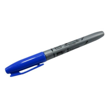 Marcador Nextep Permanente Punto Fino 2mm con 12 piezas Azul