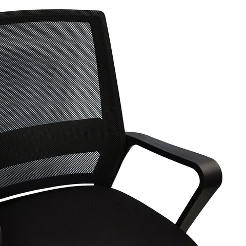 Silla de Visitas Nextep con Descansabrazos Tela/Malla