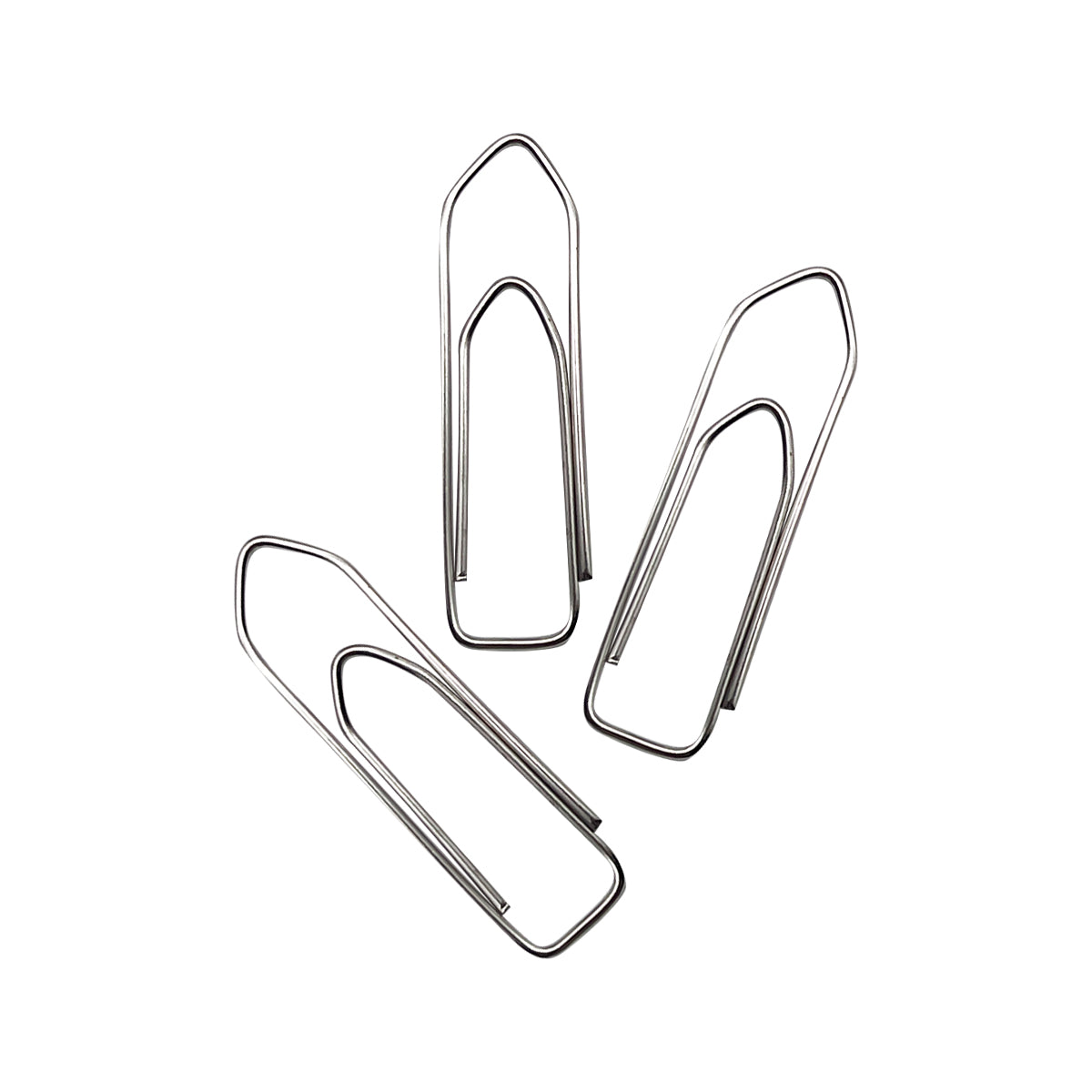 Clip Nextep Rectangular Niquelado #1 32mm con 10 100 Clips cada uno