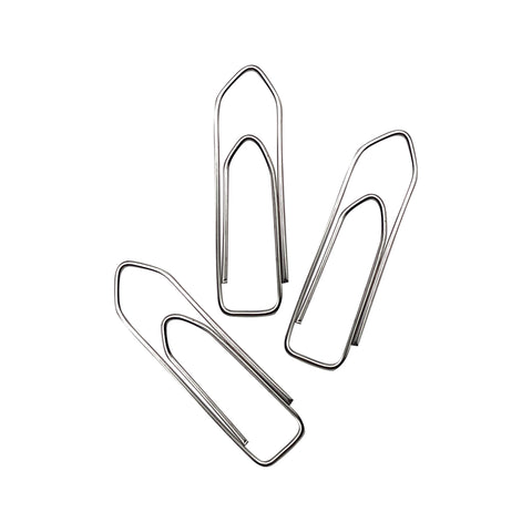 Clip Nextep Rectangular Niquelado #1 32mm con 10 100 Clips cada uno