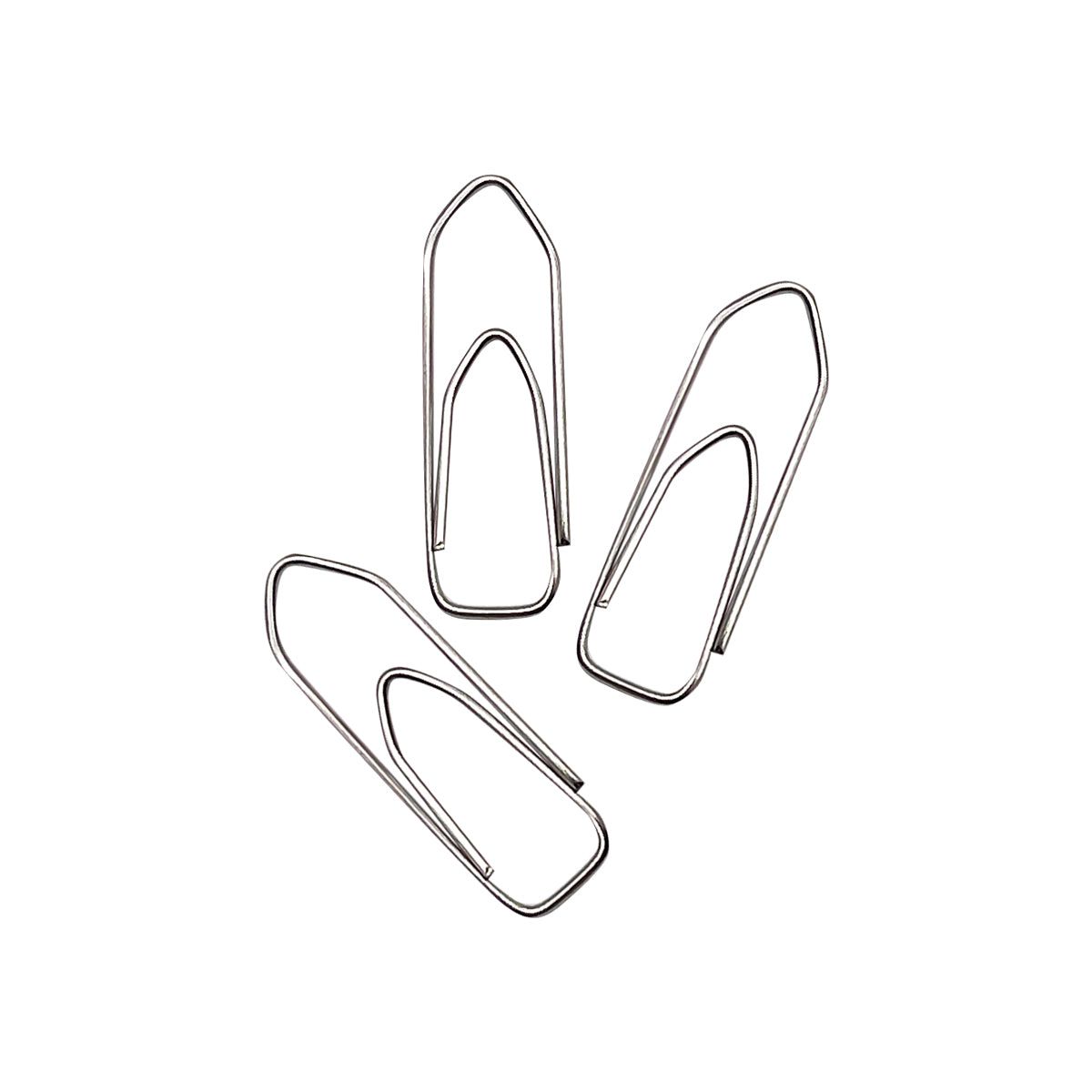 Clip Nextep Rectangular Niquelado #2 28mm con 10 100 Clips cada uno