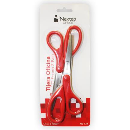 Tijera Nextep para Oficina 7" Económica Blister con 2 piezas