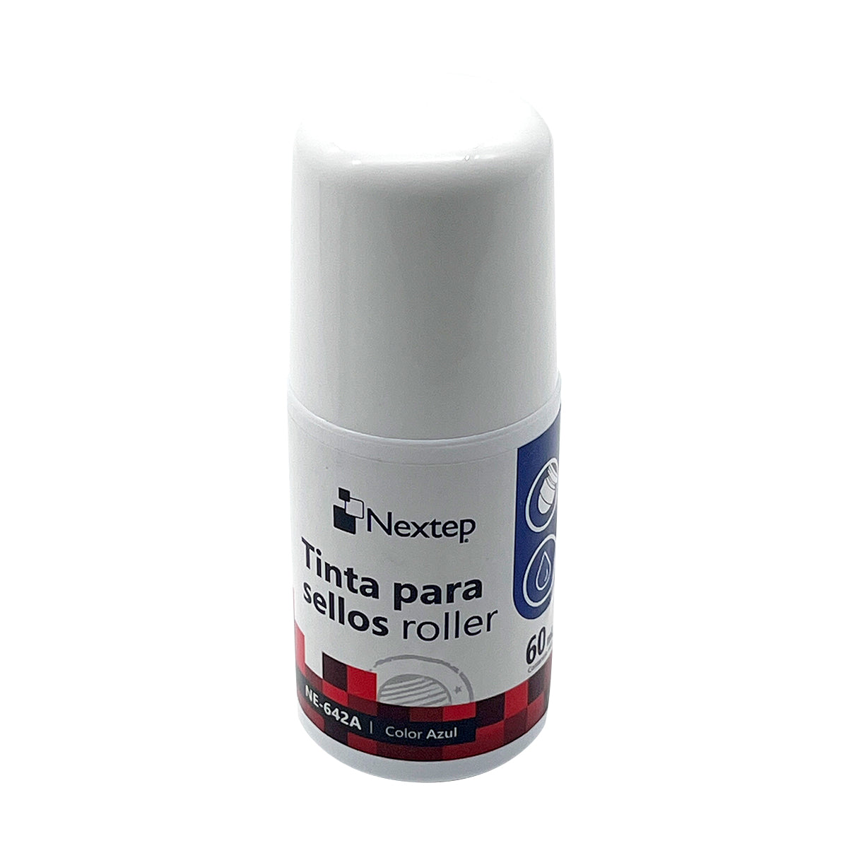 Tinta para Sellos Nextep Roller 60 ml Azul