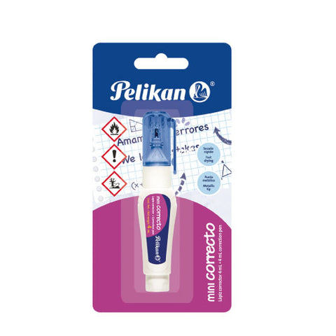 Corrector Pelikan Mini Correcto Tipo Pluma 4ml