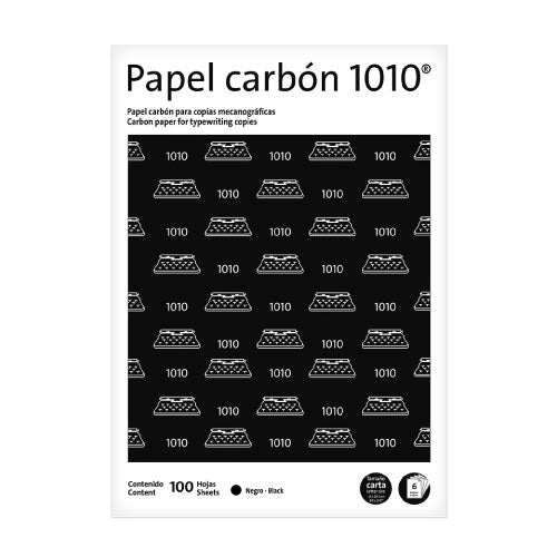 Papel Carbon Pelikan Carta 1010 Negro con 100 Hojas