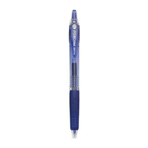 Bolígrafo Pilot Precise Gel Ret 0.7 Azul con 12 piezas