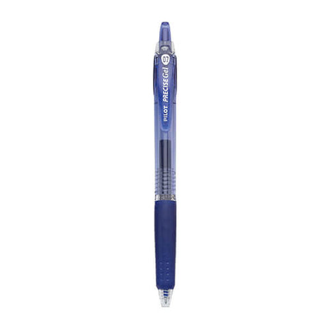 Bolígrafo Pilot Precise Gel Ret 0.7 Azul con 12 piezas