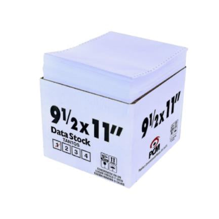 Papel PCM Data Stock 9.5x11" 1Tanto Blanco con 3000 Hojas