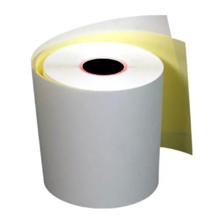 Papel PCM Autocopia Rollo 57x60 Blanco-Amarillo con 100 hojas