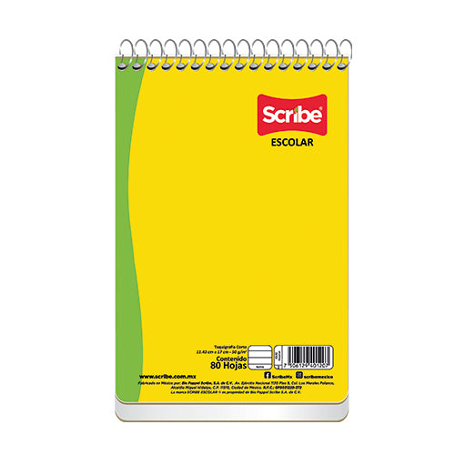 Block Taquigrafia Corto Scribe Raya 80 Hojas