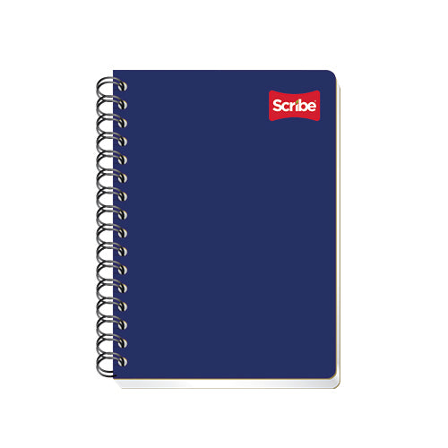 Cuaderno Scribe Forma Francesa Espiral Doble cuadro chico (C5) con 100 Hojas