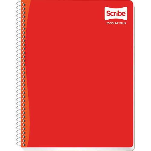 Cuaderno Profesional Scribe Escolar C7 Cuadro Grande Espiral Doble 200 Hojas