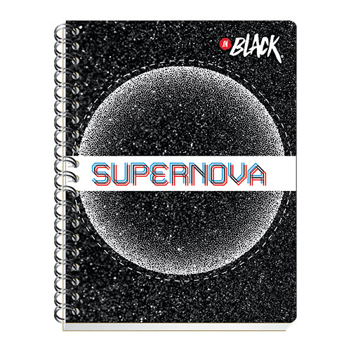 Cuaderno Profesional Scribe Inblack Raya Espiral Doble 200 Hojas