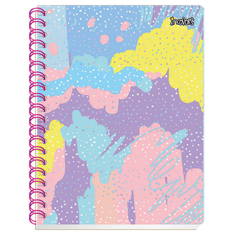 Cuaderno Scribe Incolors Raya Espiral Doble 100 Hojas