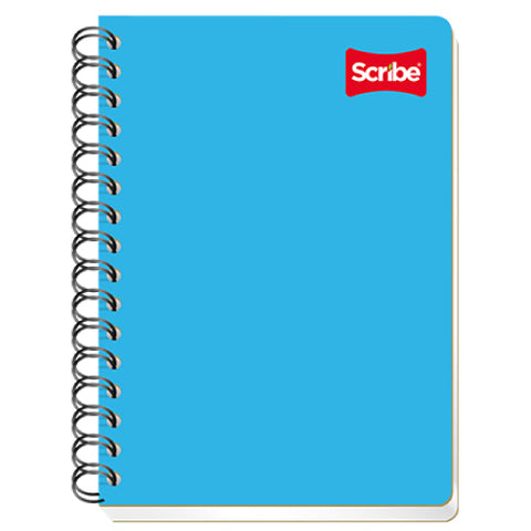 Cuaderno Scribe Frances Clásico Blanco 100 Hojas Doble Espiral