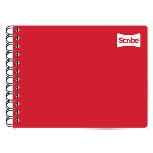 Cuaderno Scribe Italiano Clásico Doble Raya 100 Hojas Doble Espiral